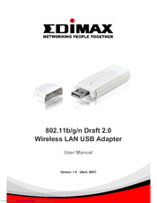 Edimax LAN USB Adapter User Manual