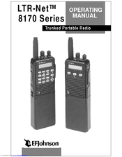 E.F. Johnson Company LTR-Net 8170 Series Operating Manual
