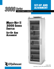 E.F. Johnson Company Multi-Net II 3000 SERIES Setup And Alignment Manual