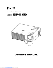 Eiki EIP-X350 Owner's Manual