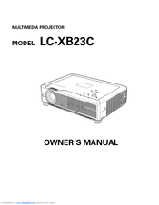 Eiki LC-XB23C Owner's Manual