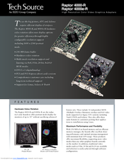 Tech Source Raptor 4000-R Specification Sheet