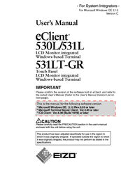 Eizo eClient 531L User Manual