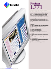 Eizo FLEXSCAN L771 - Specification Sheet