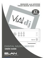 Elan Digital Music Server User Manual