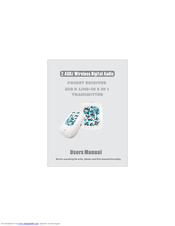 ELANsat Tech Wireless Digital Audio Manual
