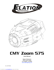Elation CMY Zoom 575 User Manual