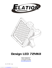 Elation Design LED 72MKII Owner's Manual