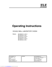Ele L-8C-4 Operating Instructions Manual