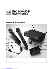Electro-Voice MS3000 Series Owner's Manual