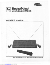 Electro-Voice MS-1000 Owner's Manual