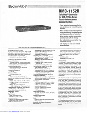 Electro-Voice DeltaMax DMC-1152B Specification Sheet