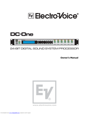 Electro-Voice DC-One Owner's Manual