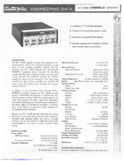 Electro-Voice 1244X Engineering Data