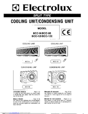 Electrolux BCC-12E Instruction Manual