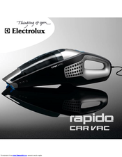 Electrolux RAPIDO CAR VAC Owner's Manual