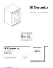 Electrolux E24WC75HSS0 Factory Parts Catalog