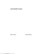 Aeg LAVATHERM T35850 User Manual
