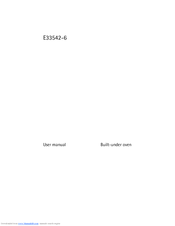 AEG E33542-6 User Manual