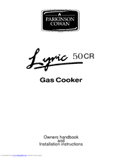 Parkinson Cowan Lyric 50 CR Installation Instructions Manual