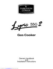 Parkinson Cowan Lyric 55G2 Owners Handbook And Installation Instructions