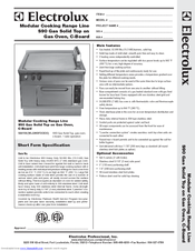 Electrolux WLGWDFOOOO Specification Sheet