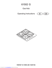 AEG 61502 G Operating Instructions Manual