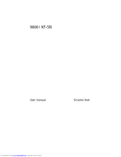 Electrolux 98001 KF SN User Manual
