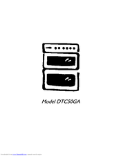 Electrolux DTC50GA Owner's Manual