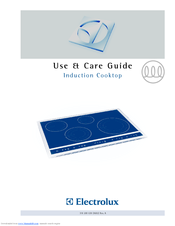 Electrolux E30IC75FSS - 30 Inch Drop-In Induction Cooktop Use And Care Manual