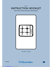 Electrolux EHG 680 Instruction Booklet