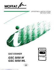 Moffat GSC5050W Operating & Installation Instructions Manual