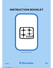Electrolux U01317 EHG 678 B Instruction Booklet