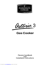 Parkinson Cowan ASTORIA 3 Owner's Handbook Manual