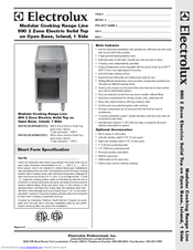 Electrolux thermaline S90 Specifications