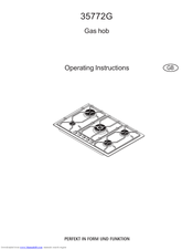 AEG Electrolux 35772G Operating Instructions Manual