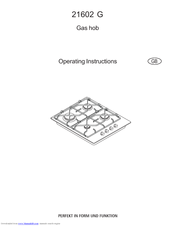 AEG Electrolux 21602 G Operating Instructions Manual