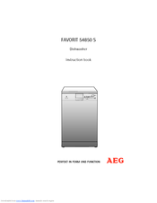 AEG FAVORIT 54850 S Instruction Book