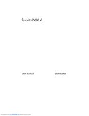 AEG Favorit 65080 Vi User Manual