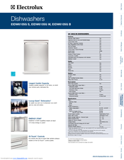 Electrolux EIDW6105GS - Fully Integrated Dishwasher Brochure & Specs