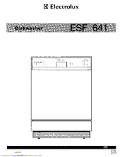 Electrolux ESF 641 Product Manual