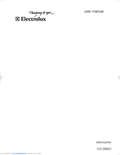 Electrolux ESI 68850 User Manual
