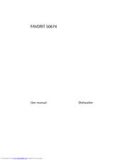 Electrolux FAVORIT 50674 User Manual