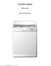 AEG F80860 User Information
