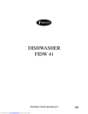 Firenzi FIDW 41 Instruction Booklet