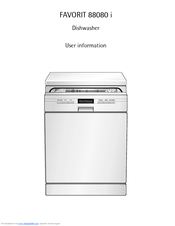 AEG FAVORIT 88080 i User Information