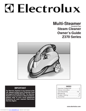 Electrolux MULTI-STEAMER Z370 Series Owner's Manual