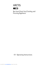 Aeg ARCTIS No-frost (frost free) Operating Instructions Manual