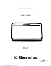 Electrolux ECN 4157 Operation And Installation Manual