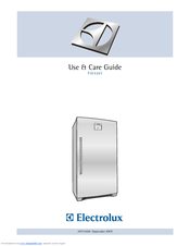Electrolux EILFU21GS Use And Care Manual
